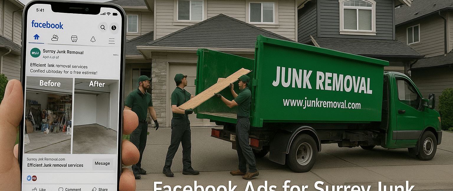 Surrey Junk Removal Facebook Ads