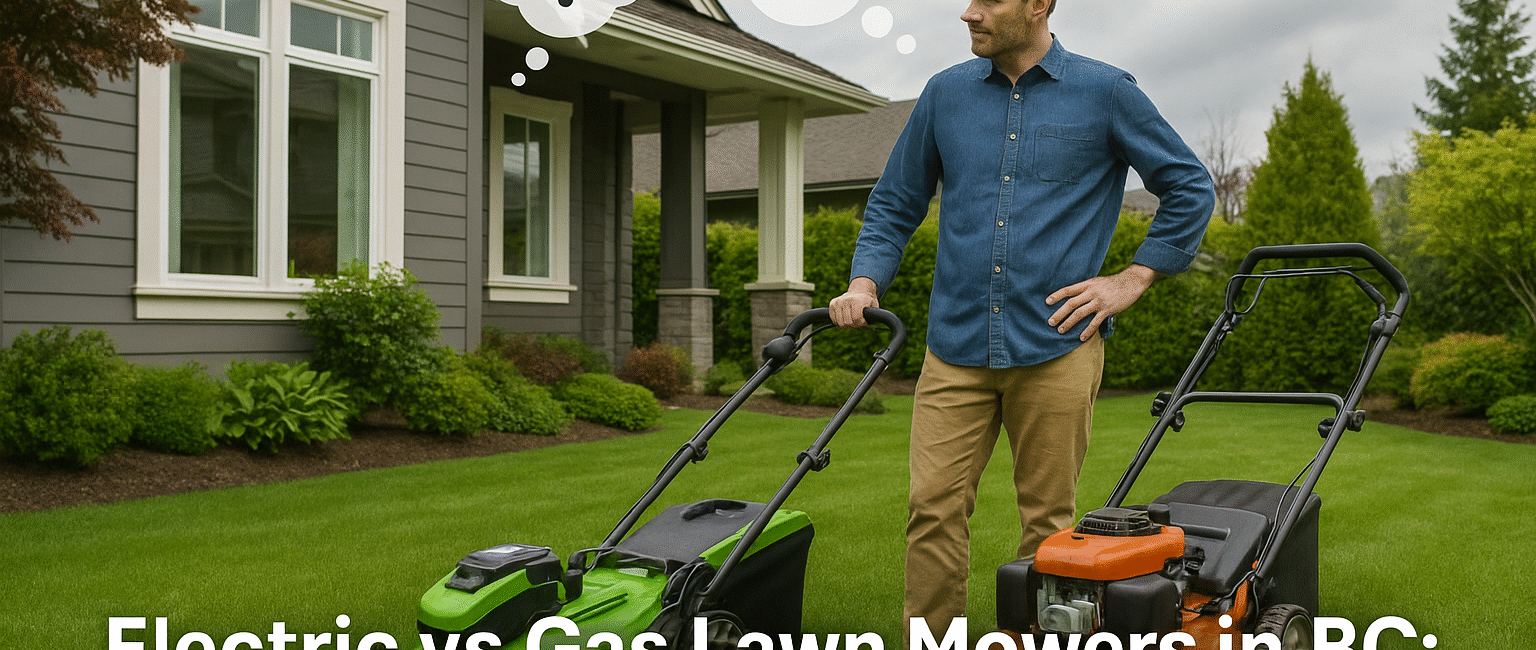 Electric vs Gas Lawn Mowers BC