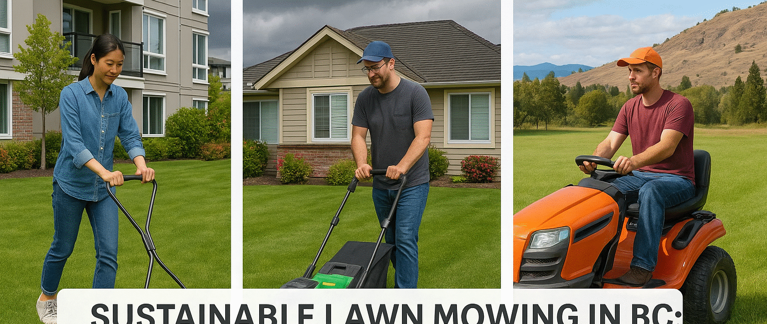 Manual Reel Mowers vs Powered Mowers BC
