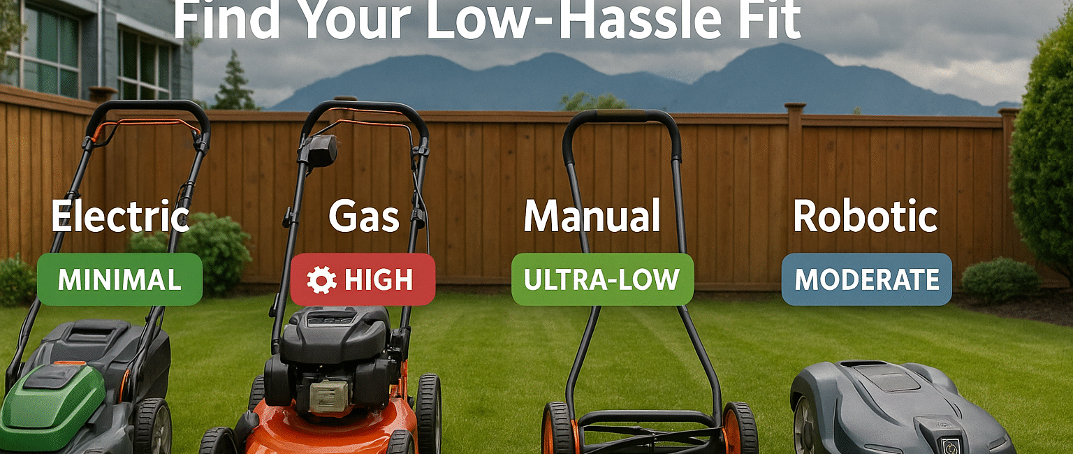 Low Maintenance Lawn Mowers BC