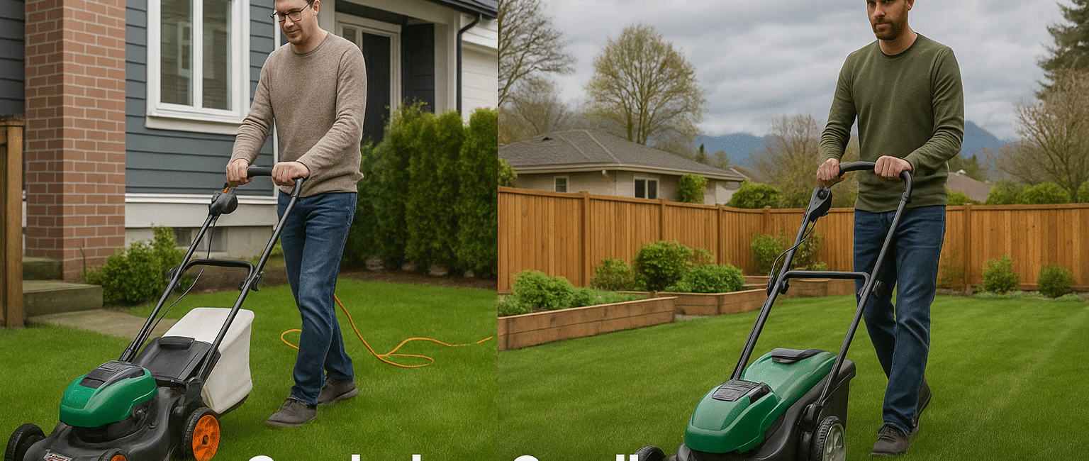 Corded vs Cordless Electric Mower Guide BC