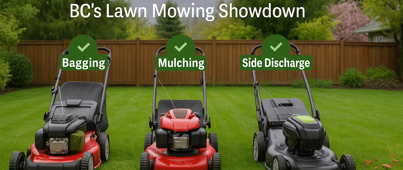 Bagging vs Mulching vs Side Discharge