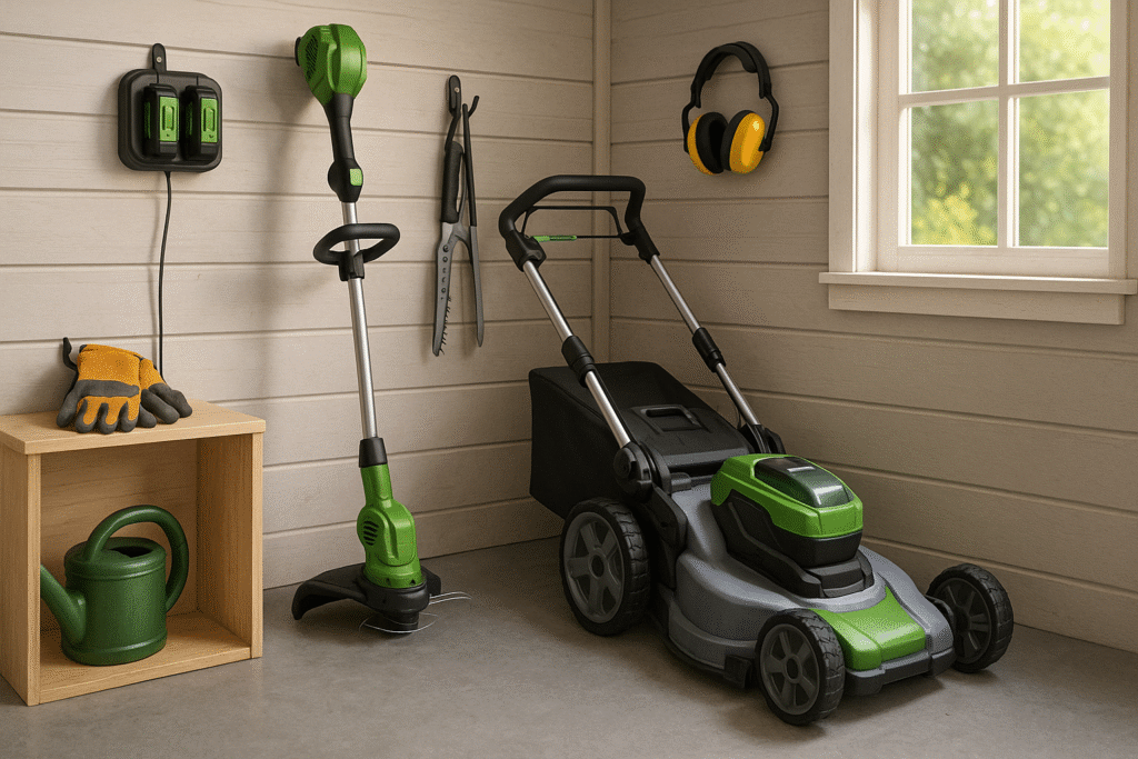 DIY Electric Lawn Equipment Setup