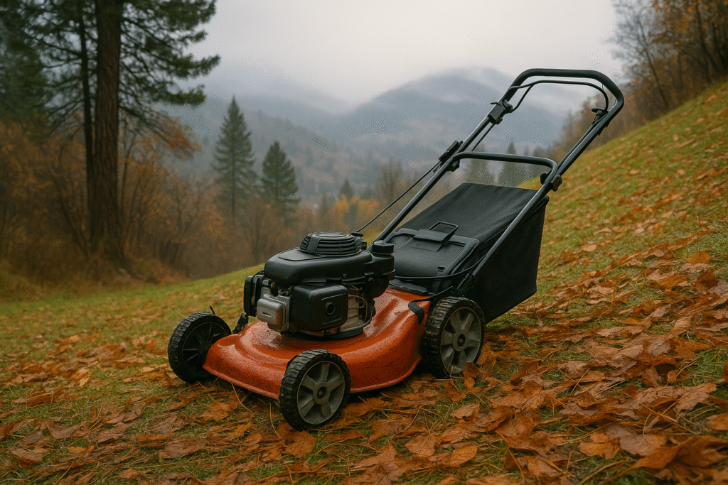 Fall Mowing Tools Compared: Which Lawn Mower Handles Leaves Best in BC? π 2 Fall Timing and Terrain Tips
