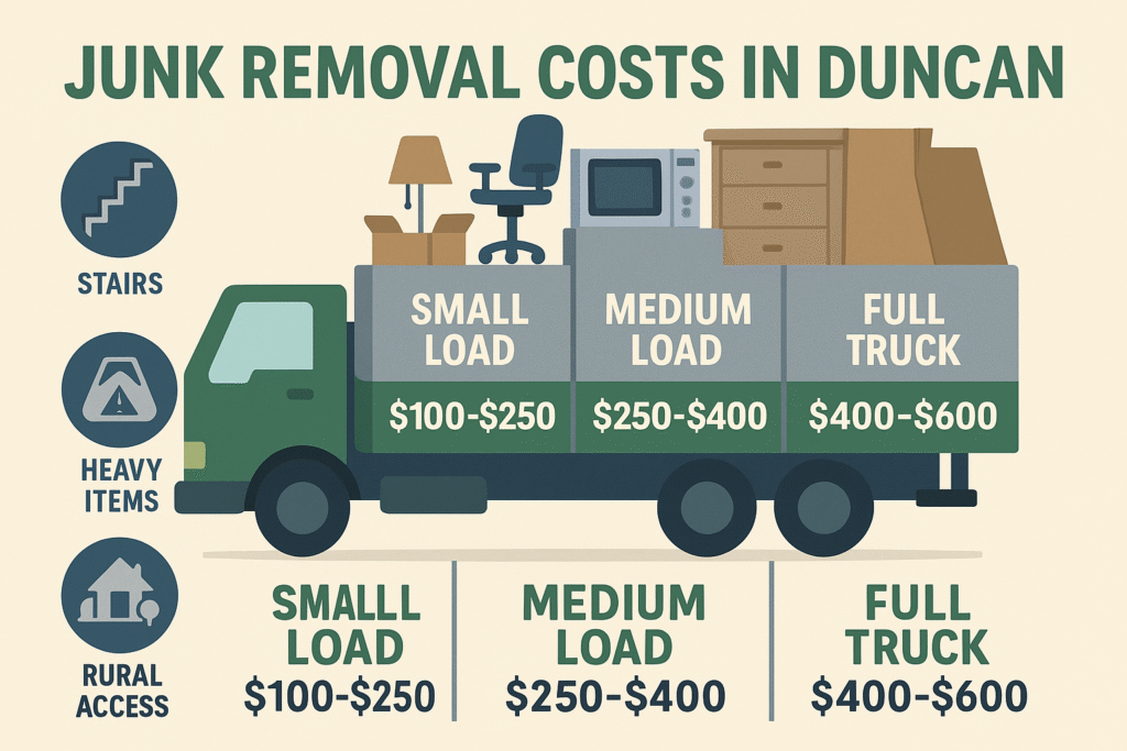 How Much Does Junk Removal Cost in Duncan BC 1