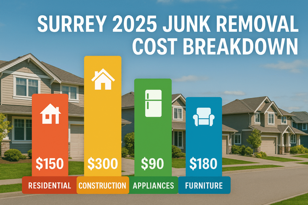 Junk Removal Costs in Surrey BC