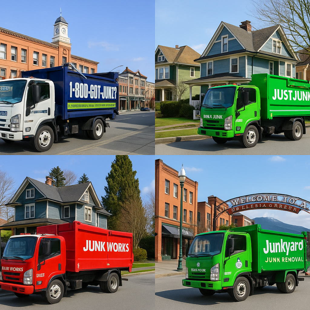 The Complete Guide to Junk Removal & Recycling in New Westminster, BC π β»οΈ 2 Local junk removal companies operating in New Westminster with distinct trucks
