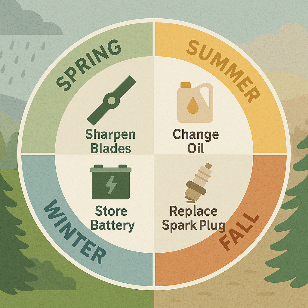 🌲The Ultimate BC Homeowner's Guide to Eco-Friendly Lawn Mowers: Manual vs Powered Options That Actually Work 2 Maintenance Calendar for BC Climate