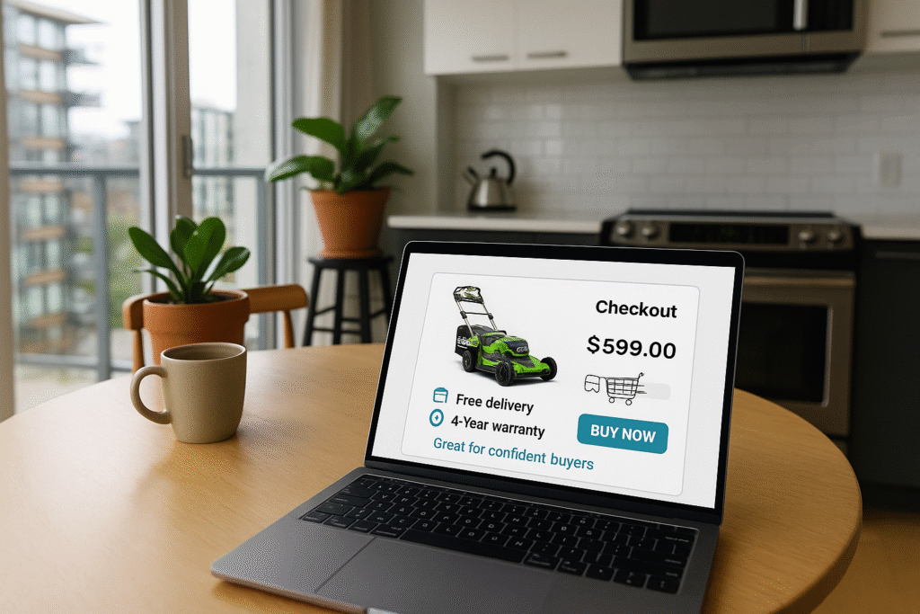 π± Online vs In-Store Lawn Mower Shopping in BC: Your Complete Buying Guide 3 Online Shopping