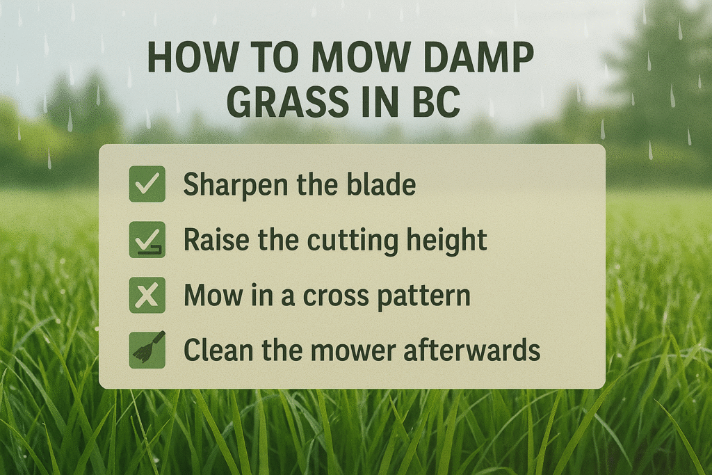 Post Rain Mowing Tips