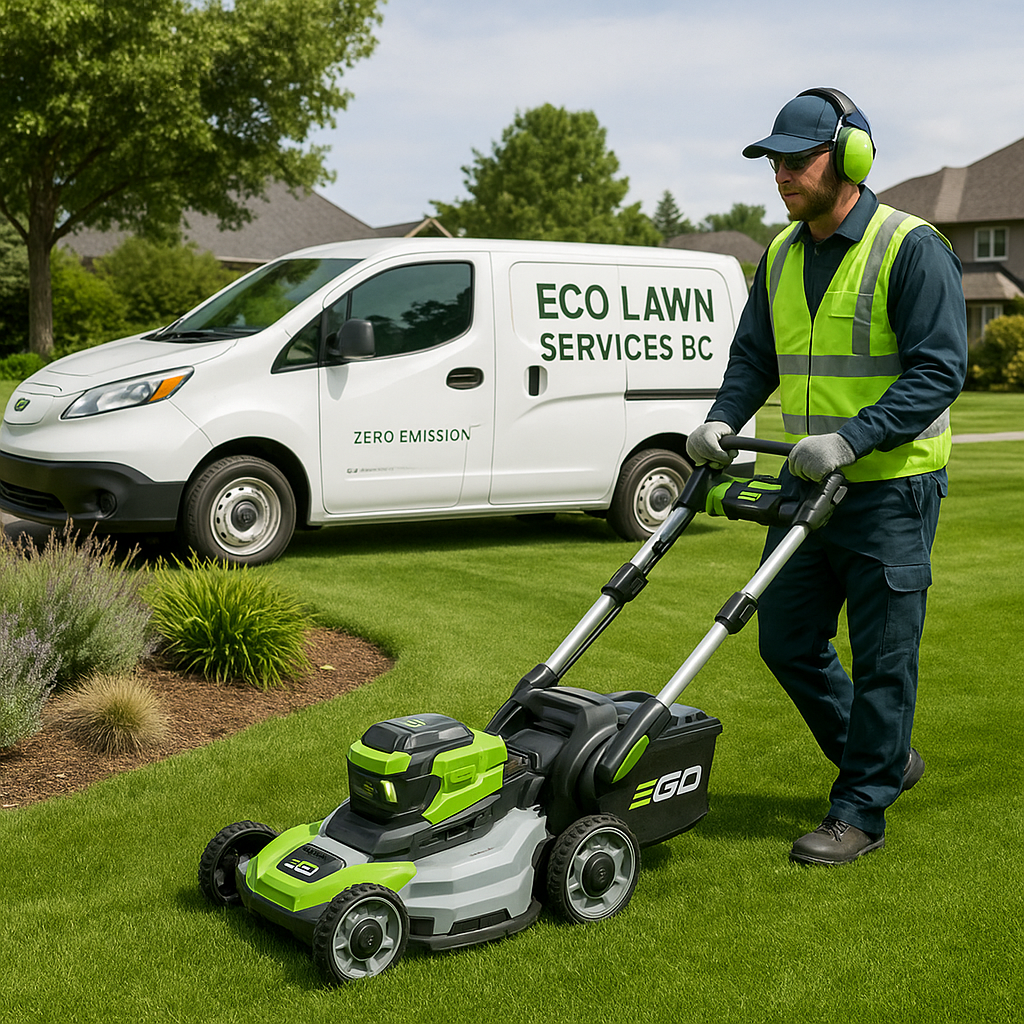 Professional Eco Lawn Care in Action