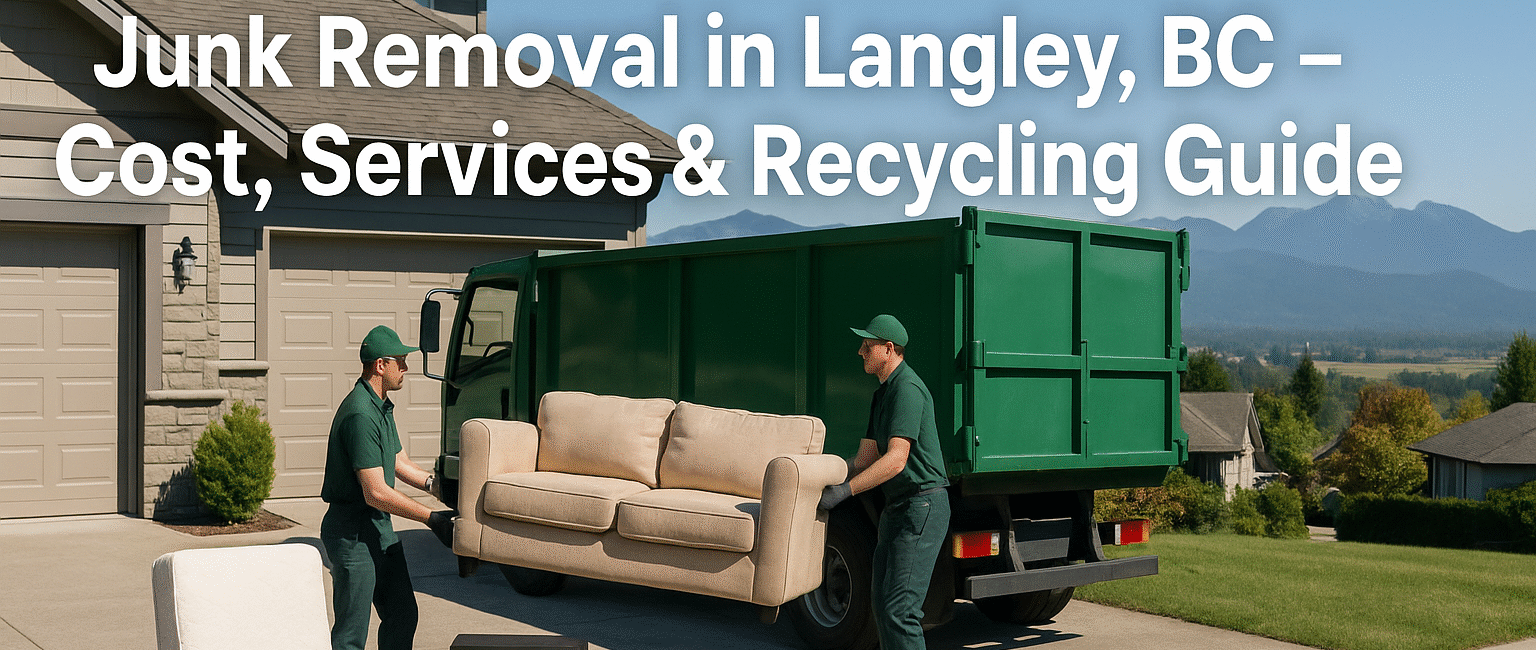 Professional junk removal crew