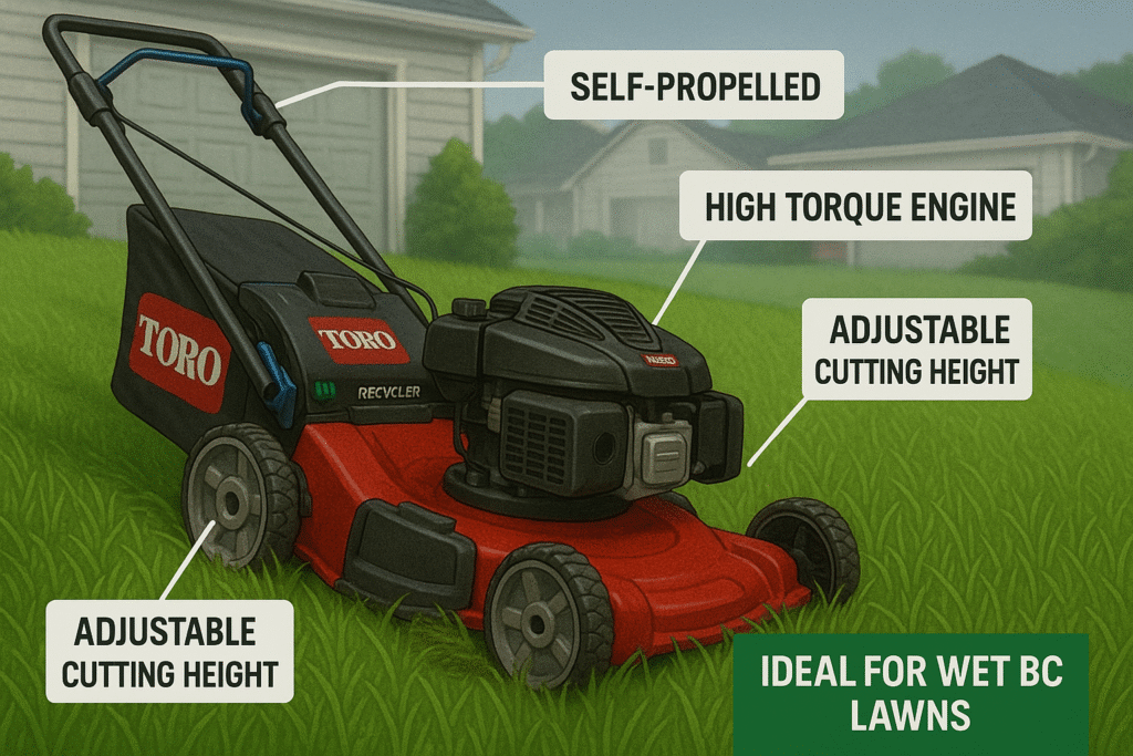 Top Mower Types That Handle Damp BC Conditions
