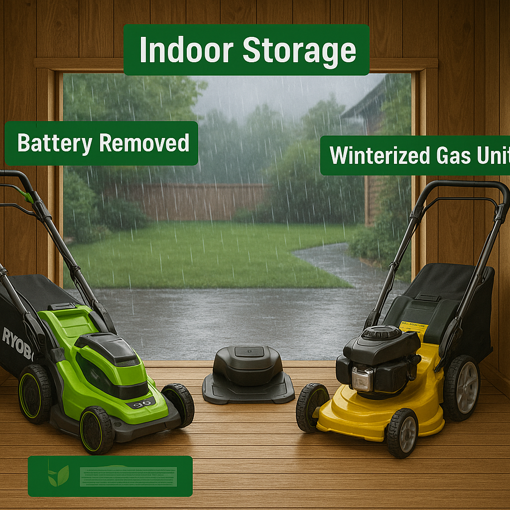 Wet Season Lawn Storage in BC