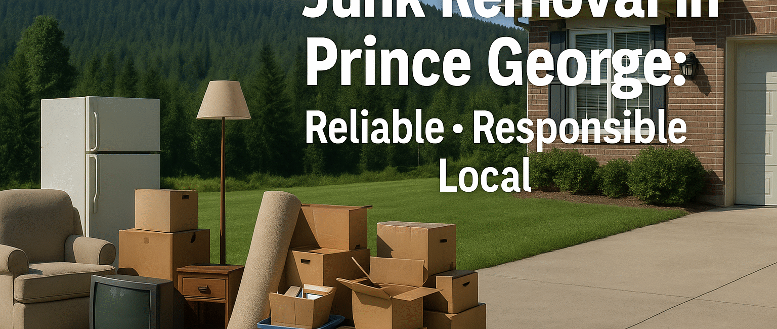 Junk Removal in Prince George: Reliable • Responsible • Local