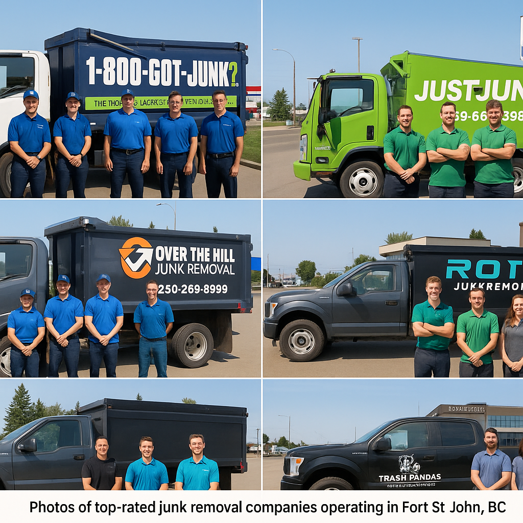 π Complete Guide to Junk Removal & Recycling Services in Fort St John, BC (2025) 2 Photos of top rated junk removal companies operating in Fort St John BC