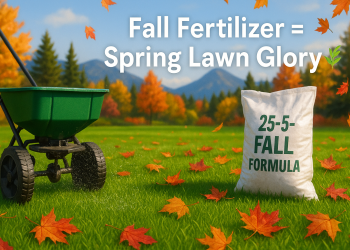 A natural pest control toolkit featuring safe alternatives like ladybugs and neem oil used on a BC lawn.